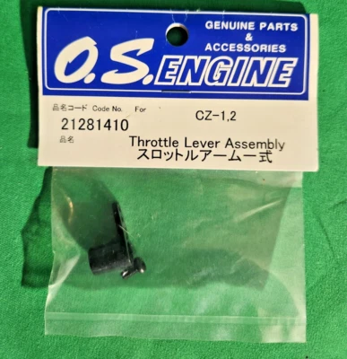 O.S. RC Engine Throttle Lever Assembly 2128140 CZ-1,2 - Image 1 of 3