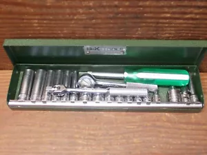 Vintage "S-K TOOLS" 1/4" SAE 20 Stck. Gemischter Steckschlüsselsatz mit Extras - Bild 1 von 20