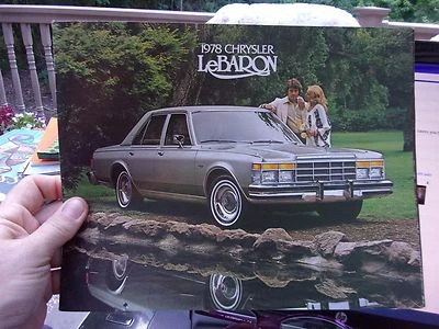 1978 Chrysler LeBaron Brochura Medallion Town & Country Wagon original - LOTLUD - Imagem 1 de 4