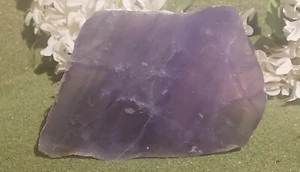 Fluorite Carved Gemstone Slice 402g (C2) - Picture 1 of 3