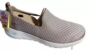 Skechers Go Walk Joy Womens Sz 8.5 Shoes Brown Slip On Comfort Trainer Sneakers - Picture 1 of 6