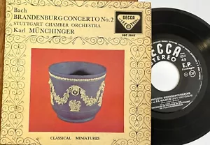 KARL MUNCHINGER / BACH brandenburg concerto no 2 / DECCA SEC 5045 - Picture 1 of 1