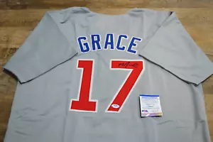 MARK GRACE Autographed Auto Jersey Chicago Cubs Away Gray PSA COA - Picture 1 of 1