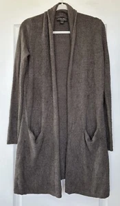 Barefoot Dreams Sz Small Bamboo Chic Lite Wrap Cardigan Sweater Brown Style 428 - Picture 1 of 9