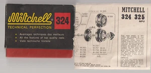 MOULINET MITCHELL 324 BOITE NOTICE EN TBE ANCIEN MATERIEL DE PECHE - Photo 1/5