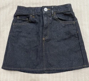 H&M Kids Shimmery Denim Skirt NWT Girls Size 7-8Y - Picture 1 of 10
