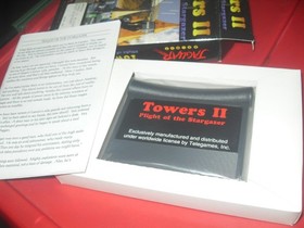 Original 1ST Launch Print Atari Jaguar Towers II Complete Manual and Seal In Box