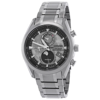 Citizen Tsuki-yomi A-T Perpetual World Time Grey Dial Men's Watch BY1010-57H - Image 1 of 3