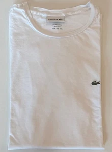 Camisa hombre manga corta Lacoste Regular Fit talla 9 / 4XL blanca 06082503 - Imagen 1 de 9