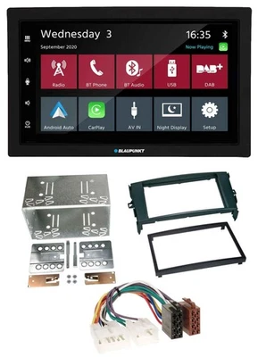 Blaupunkt DAB Bluetooth USB MP3 2DIN Autoradio für Toyota Auris 07-12 schwarz - Bild 1 von 4