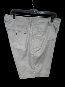 "Pantalones cortos grises elásticos Hurley H20 Dri Breathe para hombre talla 32/18"" de longitud NUEVO - Imagen 1 de 3