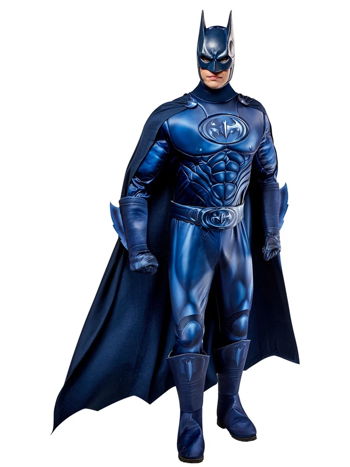 Película Batman y Robin (1997) - Disfraz de Batman de lujo para hombre talla XL Foto 1 de 4