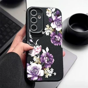 Case For Samsung Galaxy S25 Ultra S24 fe S23 A16 A35 A56 Flower Soft Phone Cover - Picture 1 of 19