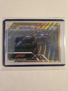 Logan Sargeant 2023 Topps Formula 1 F1 Chrome GOLD Refractor  /50 RC Rookie #66 - Photo 1 sur 2