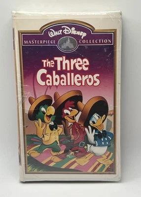 Walt Disney Masterpiece Collection The Three Caballeros  VHS SEALED New - Image 1 of 2