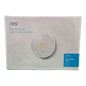 Nest Thermostat E Smart WiFi Thermostat + Nest Temperature Sensor New Sealed Box - Picture 1 of 6