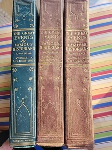 Great Events by Famous Historians Lot 3 Vols R Johnson 1905 Vol X, XI, XVI - Bild 1 von 24