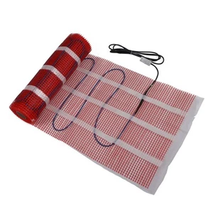Floor Heating Mat Heat System Electric Radiant 220V With Thermostat Large NEW - Picture 1 of 12