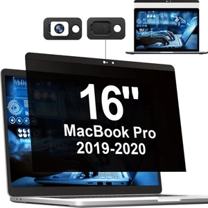 Privacy Screen MacBook Pro 16 Inch 2019 (A2141), Magnetic Removable Anti Glar... - Picture 1 of 7