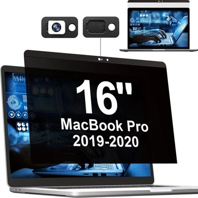 Privacy Screen MacBook Pro 16 Inch 2019 (A2141), Magnetic Removable Anti Glar... - Image 1 of 4