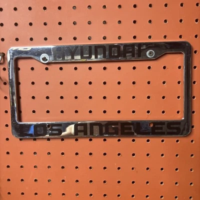 1 matrícula Hyundai marco plástico cromo #SB Foto 1 de 4