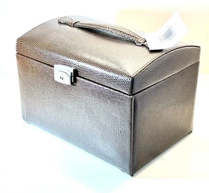 Schmuckkasten Schmuckkästchen m. 3 Ebenen PU Leder Abschließbar. Schmuck Box.. - Bild 1 von 5