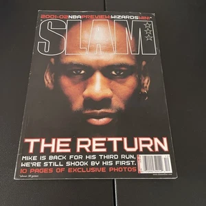 SLAM Magazin Michael Jordan Dezember 2001 The Return Ausgabe #56 mit Poster - Bild 1 von 4