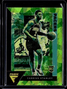 Cassius Stanley 2020-21 Flux Fanatics Green Cracked Ice Indiana Pacers - Picture 1 of 2