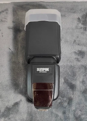 Sunpak DF4000U External Flash For Canon Cameras Clean - Image 1 of 4