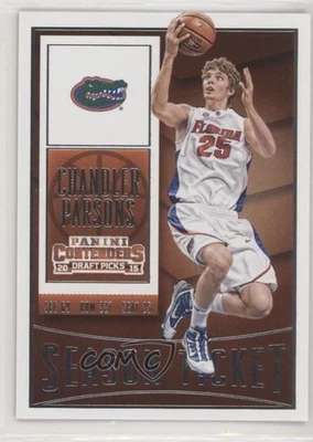Boleto de temporada 2015-16 Panini Contenders selecciones del draft Chandler Parsons #16 Foto 1 de 2
