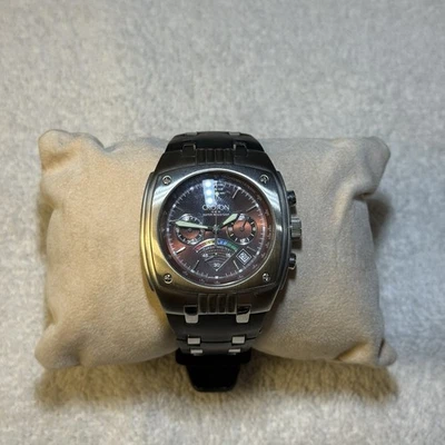 Reloj Hombre Croton Chronomaster 10 ATM Resistente al Agua -Leer Descripción Foto 1 de 4