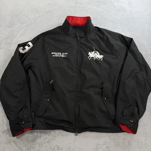 Polo Ralph Lauren Mercer Club Copa de Invierno Negra Big Pony Caballo Chaqueta Para Hombres XL - Imagen 1 de 17