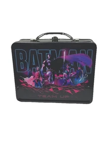 Batman Metal Tin Lunch Box Retro Classic DC Comics Collectible - Picture 1 of 6