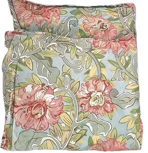 2 Pottery Barn Kissenbezüge Dahlia Standard Bio Baumwolle 2011 - Bild 1 von 8