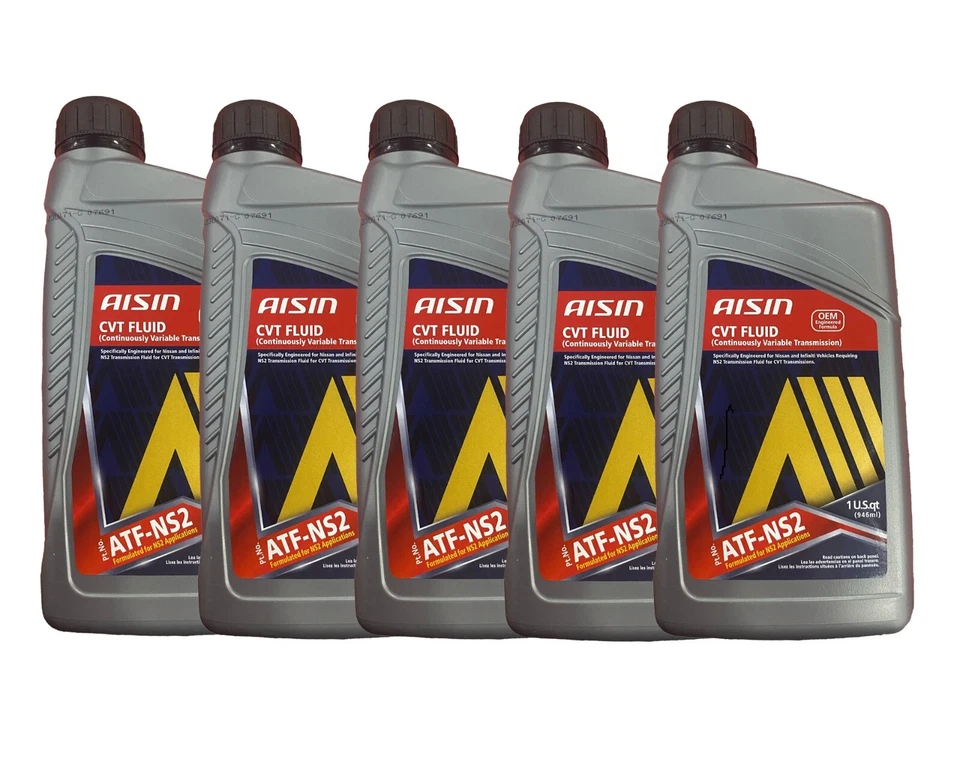 Aisin Continuously Variable Transmission NS-2 CVT 5 Quart Fluids For Nissan - Image 1 of 1