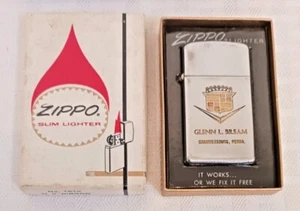 Vintage ZIPPO Lighter CADILLAC Dealer Promo CHAMBERSBURG PA Original Box Bream - Picture 1 of 2