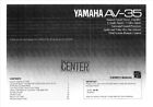 Yamaha AV-35 - Stereo-Soundverstärker - Bedienungsanleitung - BENUTZERHANDBUCH 
