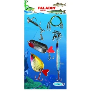 Paladin Blinker Spinner Set Angelset Köder Spinnangeln Hecht Zander Stahlvorfach - Bild 1 von 1