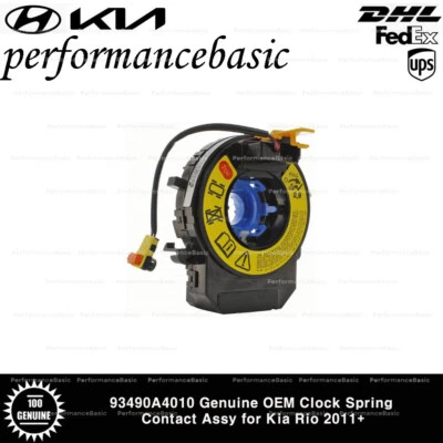 Conjunto de contacto de resorte de reloj original 93490A4010 para Kia Rio 2011+ Foto 1 de 2