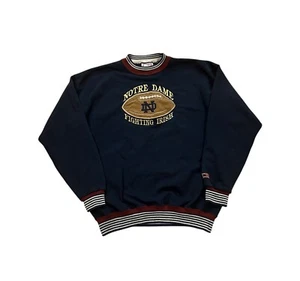 Vtg 1990's Notre Dame Fighting Irish Football Sweatshirt Crable Sportswear XL - Picture 1 of 7