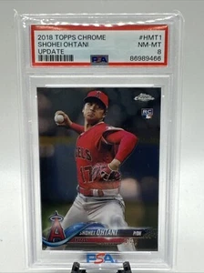 2018 Topps Chrome Update #HMT1 Shohei Ohtani Rookie RC PSA 8 - Bild 1 von 2