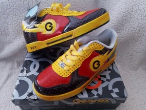 GEAREX 723 ROJO/NEGRO/AMARILLO ZAPATILLAS ZAPATOS HOMBRE 9-G Fuego Retro - Imagen 1 de 9
