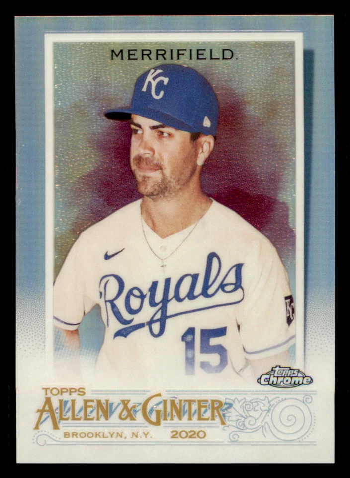 2020 Topps Allen and Ginter Chrome Refractors #259 Whit Merrifield - Image 1 of 2