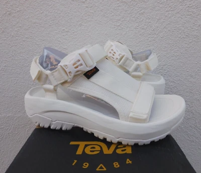 TEVA WHITE HURRICANE AMPSOLE VOLT PLATFORM SANDALS, WOMEN US 9/ MEN US 7  ~NEW - Image 1 of 4
