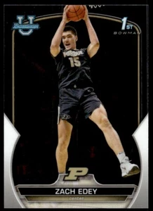 2022-23 Bowman Chrome University Zach Edey Purdue Boilermakers #79 - Picture 1 of 2