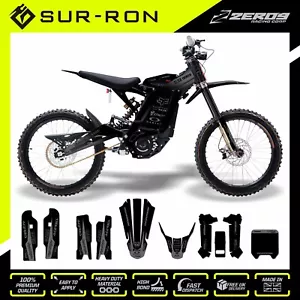 SUR-RON Graphics SURRON Decals SUR RON Stickers SURRON Light Bee BLOCK BLK/GRY - Picture 1 of 1