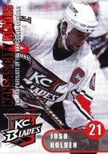 2000-01 Kansas City Blades #13 Josh Holden