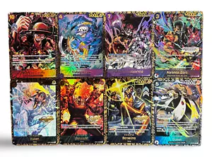 8 Custom TEXTURED Holo One Piece OP TCG Tournament Flagship English Proxy - Picture 1 of 9