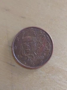 Moneta 5 Cent. Francia 1999 - Foto 1 di 2