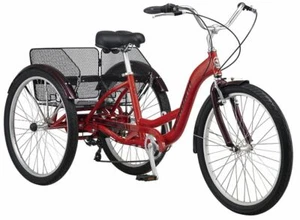 Schwinn Meridian Adult Tricycle 26 Inch 7 Speed Low Step Alu Frame Cargo Basket - Picture 1 of 9